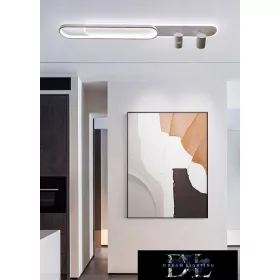   Lampa sufitowa UNIVERSO 2xGU10 maks. 40 W + 50 W 4000 lm 6500 K 1000 × 130 × 120 mm IP20 biała
