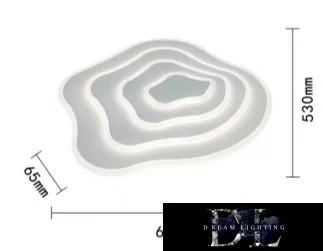 UNIVERSO Lampa sufitowa 59 W 4720 lm 4000 K IP20 biała 600 x 530 x 65 mm