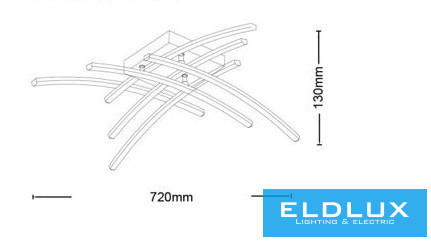 UNIVERSO Mennyezeti lámpa 38w 3040lm CCT.Kap IP20 Fehér D720x130mm