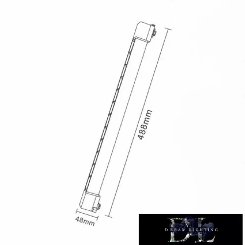 UNIVERSO Jednofazowa oprawa szynowa COB LED 26W 3120lm 6500K 488mm IP20 czarna
