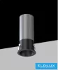 UNIVERSO Mini reflektor punktowy 3 W 145 lm 6500 K IP20 czarny D25x57 mm wycięcie: D20 mm