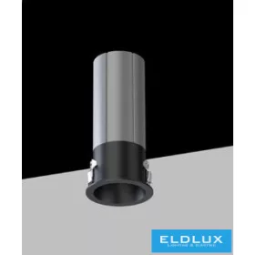   UNIVERSO Mini reflektor punktowy 3 W 145 lm 6500 K IP20 czarny D25x57 mm wycięcie: D20 mm
