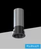UNIVERSO Mini reflektor punktowy 3 W 160 lm 4000 K D25×57 mm wycięcie: D20 mm czarny