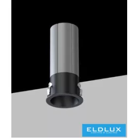   UNIVERSO Mini reflektor punktowy 3 W 160 lm 4000 K D25×57 mm wycięcie: D20 mm czarny