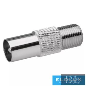 Konwerter EMOS wtyczka F-gniazdo IEC M5850