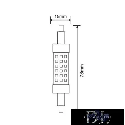 Żarówka LED UNIVERSO R7S 60d 5W 550lm 6500K