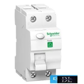   Wyłącznik automatyczny Schneider (przekaźnik Fi) analogowy 2P 63A 30mA typ A 6kA Resi9 R