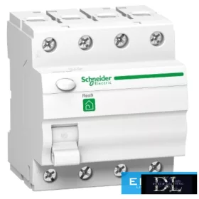   Wyłącznik automatyczny Schneider (przekaźnik Fi) analogowy 4P 40A 30mA typ A 6kA Resi9 R