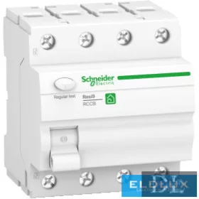    Wyłącznik automatyczny Schneider (przekaźnik FI) analogowy 4P 25A 30mA typ A 6kA Resi9 R 