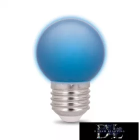   TELFORCEONE Żarówka LED Forever Light E27 G45 2W 230V niebieska 5 szt./opakowanie