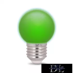   TELFORCEONE Forever Light Żarówka LED E27 G45 2W 230V zielona 5 szt./opakowanie