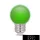TELFORCEONE Forever Light Żarówka LED E27 G45 2W 230V zielona 5 szt./opakowanie