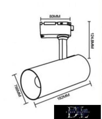 UNIVERSO Jednofazowa lampa szynowa 30 W 2700 lm Przełącznik CCT Ra≥90 24° IP20 biała 