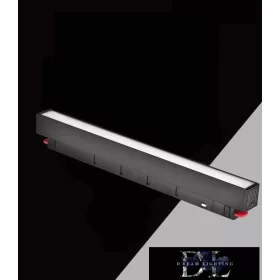   UNIVERSO Magnetyczna lampa liniowa do montażu na szynie DC: 48 V 14 W 1050 lm 4000 K RA90 IP20 300 x 45 x 24 mm Czarna