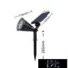 Lampa solarna UNIVERSO, można ją wbić w trawę 3,7 V-2000 mAH 5,5 V-3 W 200 lm 6500 k IP65 czarna