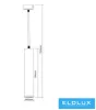 UNIVERSO Függeszték 1xG10 Max.35w IP20 Fehér D55x300x1500mm