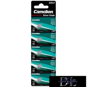   Bateria guzikowa CAMELION z tlenkiem srebra 1,55 V SR57W/G7/395-BP5