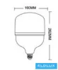 Żarówka LED UNIVERSO E27/E40 90 W 10800 lm 6500 K 5 lat