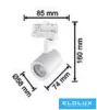 UNIVERSO Reflektor trójfazowy 1xGU10 maks. 35 W IP20 Biały 5 lat