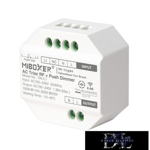 MIBOXER Ściemniacz TRIAC AC częstotliwość radiowa 220 V-300 W