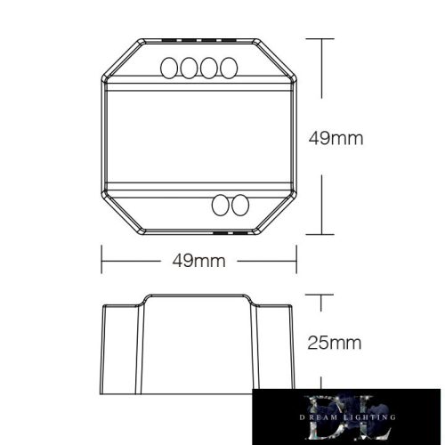 MIBOXER Ściemniacz TRIAC AC częstotliwość radiowa 220 V-300 W