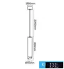 Lampa wisząca UNIVERSO 1xGU10 maks. 35 W IP20 Czarno-złota D55x300x2000 mm