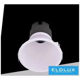   UNIVERSO Reflektor wpuszczany 5 W 463 lm 3000 K RA90 24° IP20 Biały D83x81,5 mm Wycięcie: 75 mm