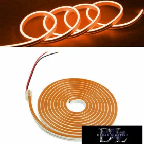   Taśma LED UNIVERSO Neon 12 V 2835-120D-8w/M Pomarańczowa IP65 5 m