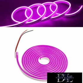   Taśma LED UNIVERSO Neon 12 V 2835-120D-8 W/M fioletowa IP65 5 m