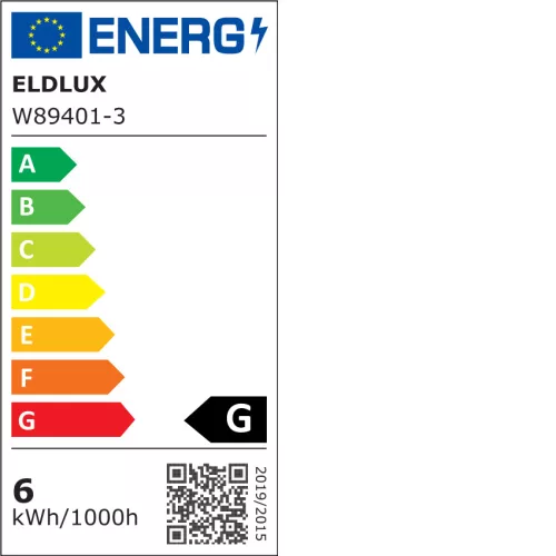 ELDLUX Kinkiet ze szkła kryształowego LED 6W CCT 480lm IP20 160*110*230mm