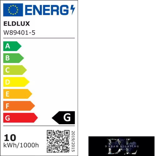ELDLUX Kinkiet ze szkła kryształowego LED 10W CCT 800lm IP20 160*110*390mm