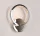 ELDLUX RINGS kinkiet ze szkła kryształowego chrom 8W 4000K