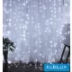 WISDOM fényfüggöny hideg fényű 138LED 3m átlátszó kábellel 8 fun. IP44