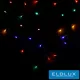 WISDOM fényfüzér multi fényű 200LED 4x0.6m átlátszó kábellel Max Cs. 4db 8 fun. IP44