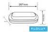 UNIVERSO Lampa sufitowa 23 W 3300 lm CCT.kap 267×136×44 mm czarna