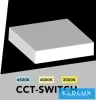 UNIVERSO Kwadratowy panel LED do zastosowań zewnętrznych 22 W 2000 lm CCT/kap. 120° IP20 Biały 173 x 173 x 36 mm