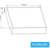 UNIVERSO Kwadratowy panel LED do zastosowań zewnętrznych 22 W 2000 lm CCT/kap. 120° IP20 Biały 173 x 173 x 36 mm