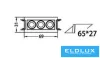 UNIVERSO wpuszczana lampa punktowa 6 W 401 lm 3000 K 24° IP20 69 x 31 mm biała