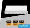 UNIVERSO wpuszczana lampa punktowa 11W 786lm 6000k 24° IP20 132x31mm biała