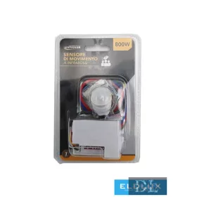   UNIVERSO Czujnik ruchu sufitowy PIR 800 W 8 m 360° IP20 Biały