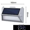 UNIVERSO Solarowa lampa ścienna PIR 5V 0,8W 150lm 3000k IP65 szara