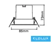 UNIVERSO Reflektor punktowy 10 W 4000 K 645 lm 27° RA90 ∅85×73 mm wycięcie: D75 IP20 biały