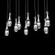 ELDLUX MEDÚZA lampa wisząca 10×5W NW chrom