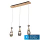 ELDLUX MEDÚZA lampa wisząca 3×5W NW złota