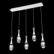 ELDLUX MEDÚZA lampa wisząca 5×5W NW chrom