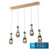 ELDLUX MEDÚZA lampa wisząca 5×5W NW złota