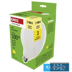   EMOS Żarówka LED Filament G125 E27 11W(100W) 1521lm Ciepła biel