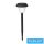 UNIVERSO Lampa solarna do wbijania w trawę 4,5 V-300 mAH 15 lm 3000 k+RGB IP54 czarna