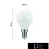 Żarówka LED EMOS True Light Mini Globe/E14/4,2 W/470 lm/naturalna biel