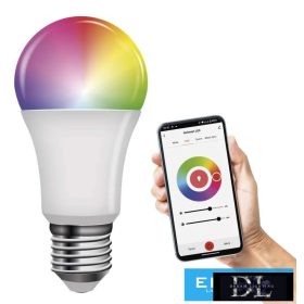   EMOS Żarówka LED GoSmart A60 / E27 / 11 W (75 W) / 1050 lm / RGB / z możliwością ściemniania / Zigbee